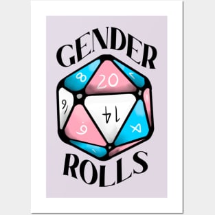 gender rolls dnd Posters and Art